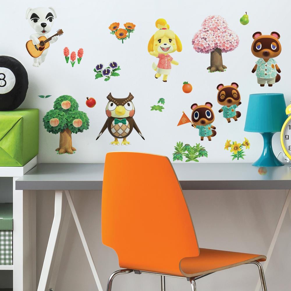 Animal Crossing Vinyl Peel and Stick Wall Decals