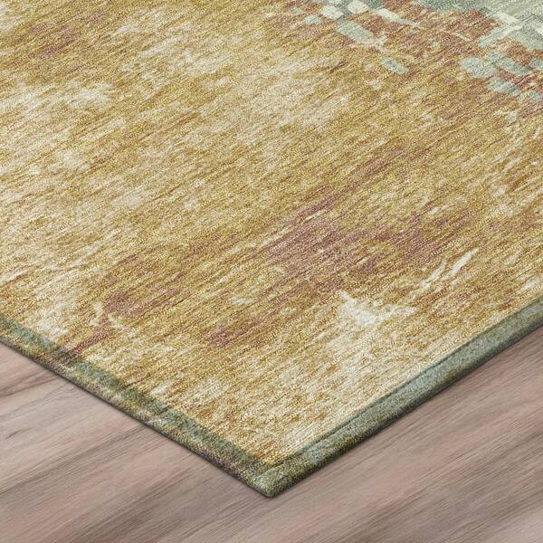 Chantille Machine Washable Indoor/Outdoor Abstract ACN3112 Cream 3 ft. x 4 ft. Area Rug