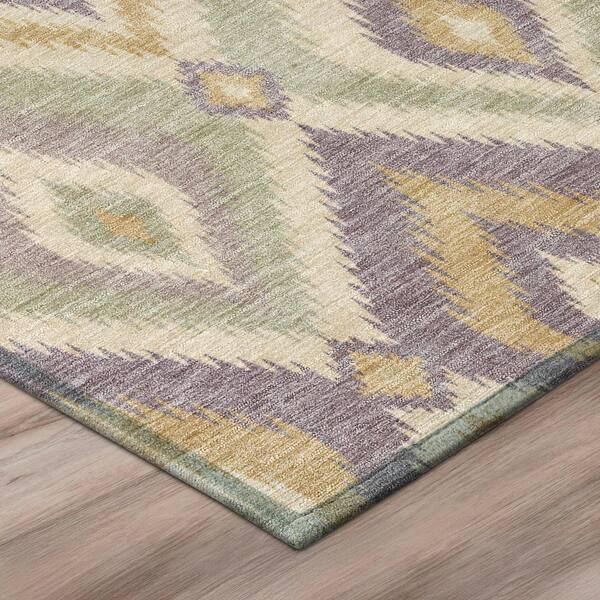 Chantille Machine Washable Indoor/Outdoor Abstract ACN3072 Purple 10 ft. x 14 ft. Area Rug