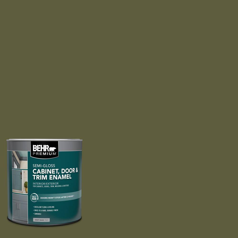 1 qt. #PPU9-25 Eastern Bamboo Semi-Gloss Enamel Interior/Exterior Cabinet, Door & Trim Paint price history on PriceWatchPro
