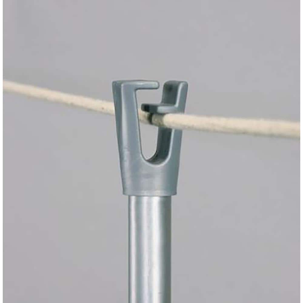 85" Silver Telescoping Steel Clothesline Prop
