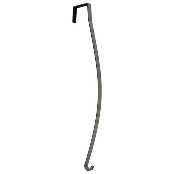 16.5 in. Brushed Nickel Metal HighProfile Wreath Hanger