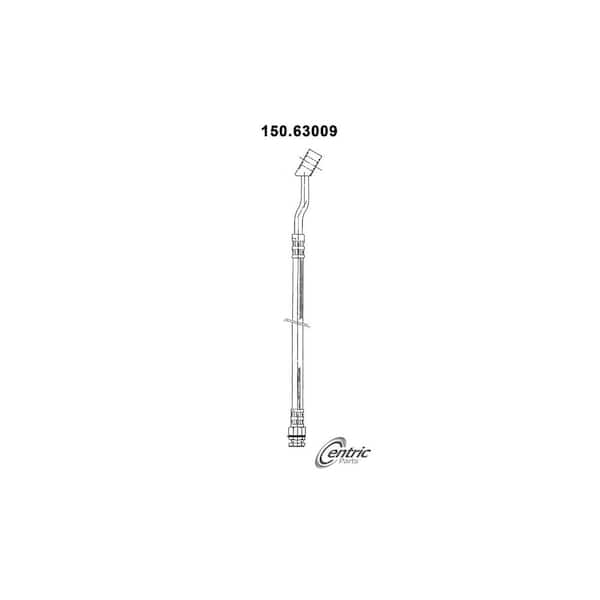 Centric Parts Brake Hydraulic Hose 1973 Dodge Dart