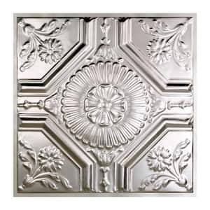 Rochester 2 ft. x 2 ft. Lay-In Tin Ceiling Tile in Clear (20 sq. ft./case)