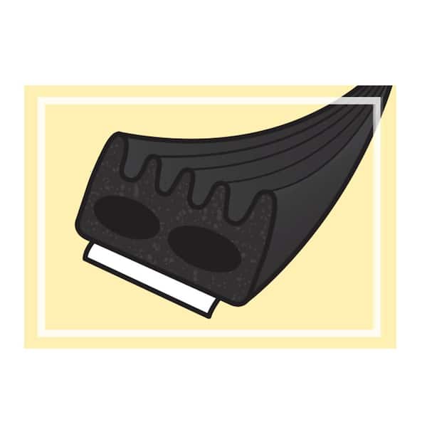 M-D Building Products - 10 ft. Black Large Rubber Auto and Marine Weatherstrip Adhesive for All Climates