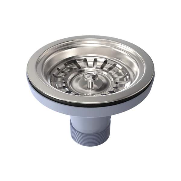 Swiss Madison 4.5 in. Slotted Stainless Steel Drain