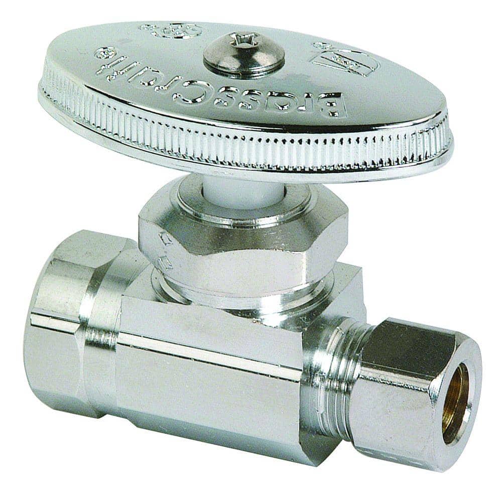 UPC 026613141947 product image for 3/8 in. FIP Inlet x 3/8 in. Compression Outlet Multi-Turn Straight Valve | upcitemdb.com