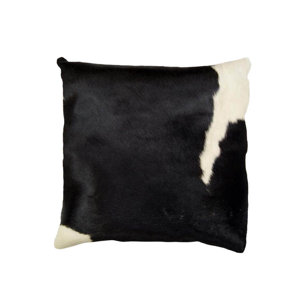 Torino Kobe Cowhide Cowhide Black & White Animal Print 18 in. x 18 in. Throw Pillow price history on PriceWatchPro