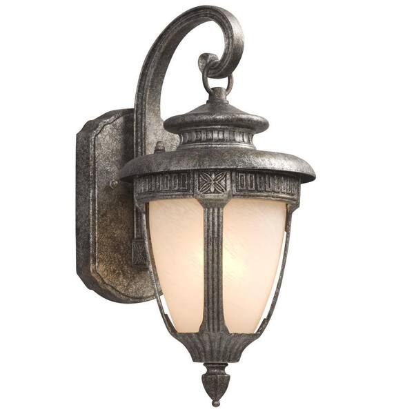 Filament Design Negron 1-Light Outdoor Antique Silver Wall Lantern