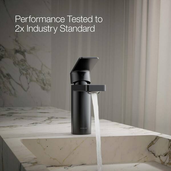 Kohler newest K-23472-4-BL Parallel Bathroom Sink Faucet, Matte Black