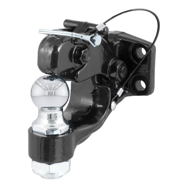CURT 6,000 lbs. Trailer Hitch Ball Mount & Pintle Hook Combination with  1-7/8 in. Ball 48180 - The Home Depot