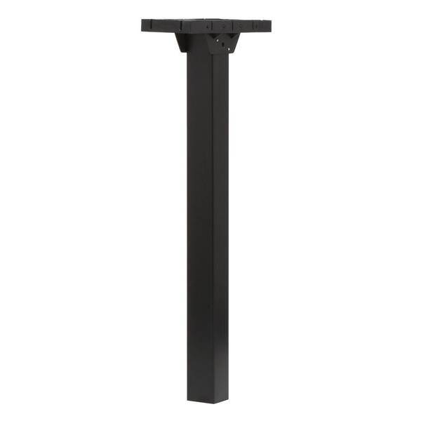Rubbermaid Polymer Mailbox Post with Mailbox Mounting Board and Ground Mount