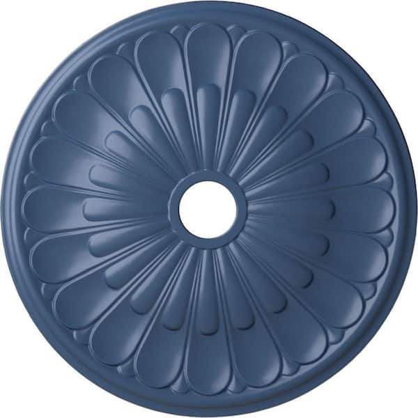 Ekena Millwork 1-3/8" x 26-3/4" x 26-3/4" Polyurethane Elsinore Ceiling, Hand-Painted Americana