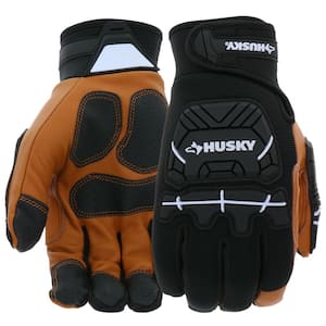FIRM GRIP X-Large Duck Canvas Hybrid Leather Work Gloves 56328-010 - The  Home Depot