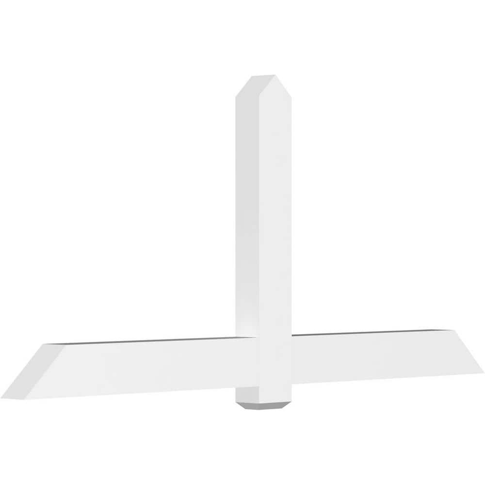 84 in. W x 38 1/2 in. H x 4 in. D x 6 in. F, 11/12 Pitch, Eugene Signature Urethane Gable Bracket, Primed Tan price history on PriceWatchPro