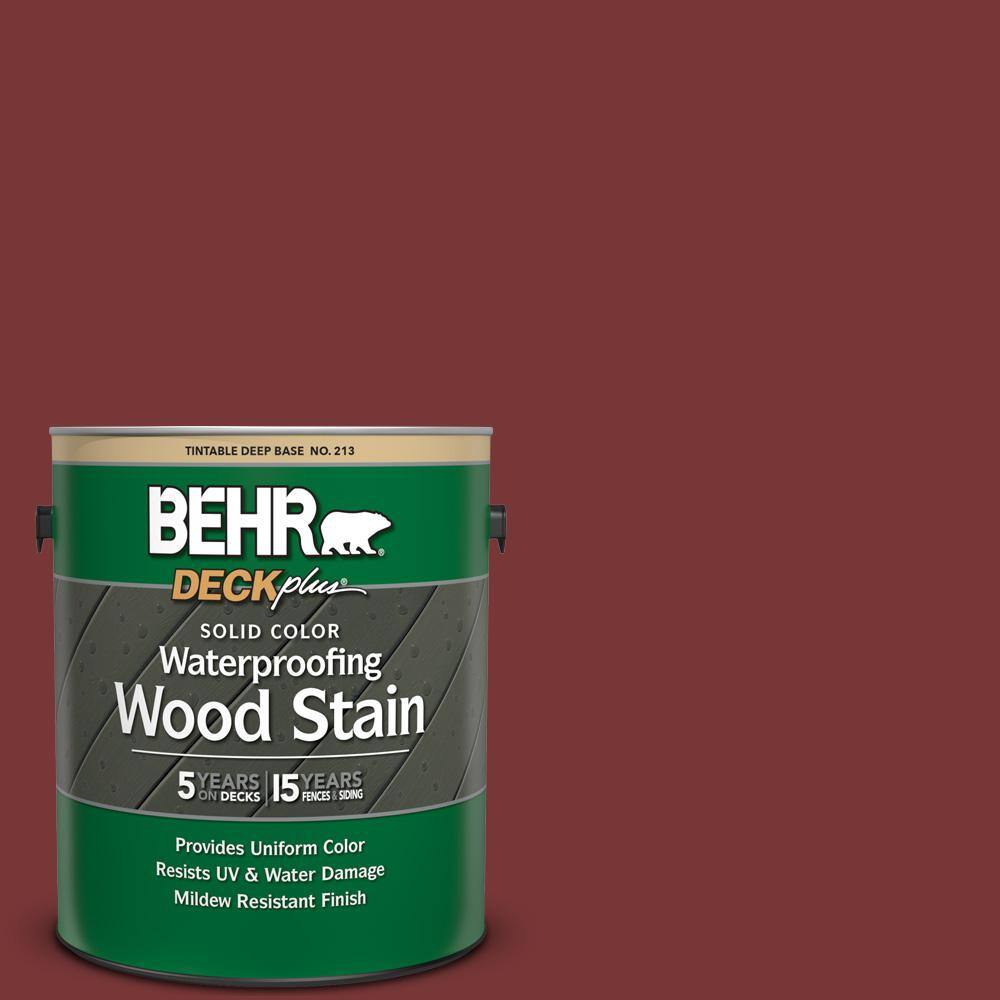 1 gal. #S150-7 Fire Roasted Solid Color Waterproofing Exterior Wood Stain