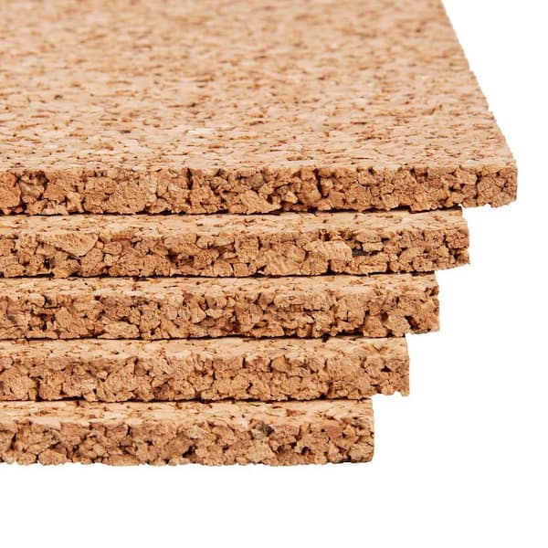 30 sq. ft. 2 ft. Wide x 3 ft. Long x 6mm Thick Natural Cork Sound Dampening Underlayment Sheets 30 sq. ft. 2 ft. Wide x 3 ft. Long x 6mm Thick Natural Cork Sound Dampening Underlayment Sheets