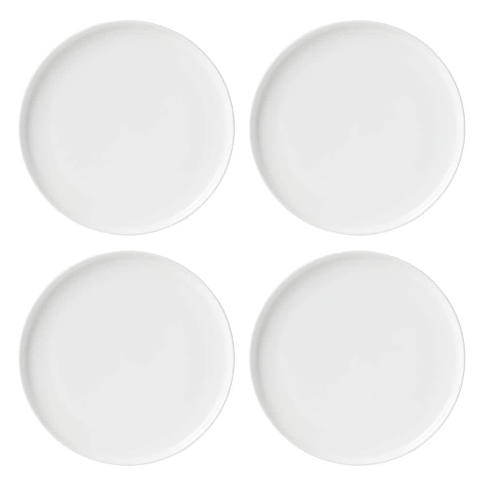 White Porcelain 12-Piece Dinnerware Set for Four