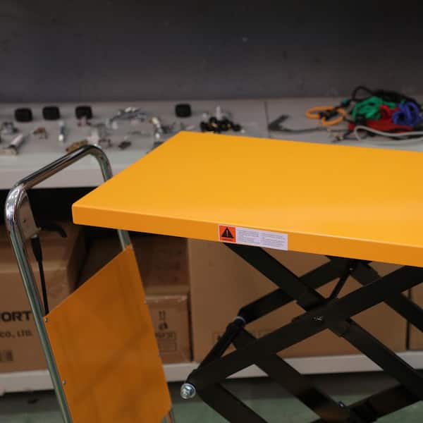 TORY CARRIER 330 lbs. Double Scissors Lift Table 43.3 in. High