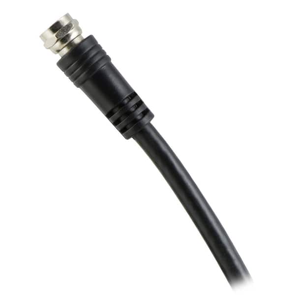 GE 100 ft. RG-6 Coaxial Cable in Black