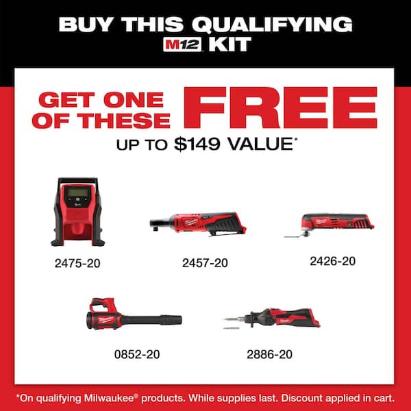 M12 FUEL 12-Volt Lithium-Ion Brushless Cordless Hammer Drill and Impact Driver Combo Kit w/2 Batteries and Bag (2-Tool)