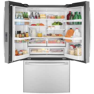 23.1 cu. ft. French Door Refrigerator in Fingerprint Resistant Stainless Steel, Counter Depth and ENERGY STAR