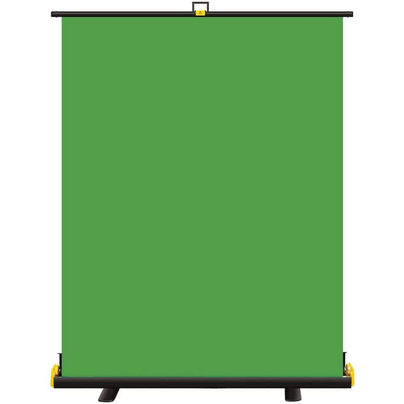 Green Screen, Portable Chroma Key Backdrop and Built-in Green Screen Stand