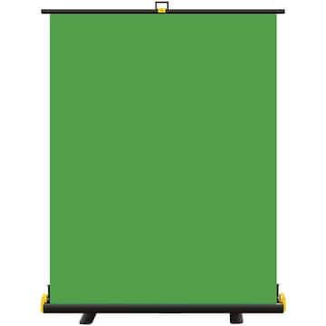 Green Screen, Portable Chroma Key Backdrop and Built-in Green Screen Stand