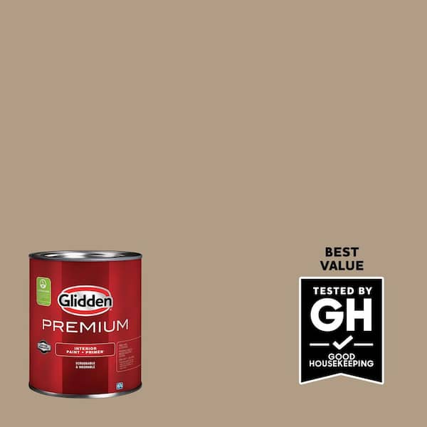 Glidden Premium 1 qt. #PPG1077-4 Weathered Wood Eggshell Interior Latex Paint