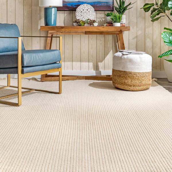 nuLOOM Sarai Braided Wool Cream 7 ft. 6 in. x 9 ft. 6 in. Indoor/Outdoor  Patio Area Rug HJCB01B-76096 - The Home Depot