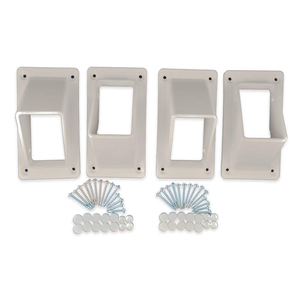 Naples Tan Stair Railing Bracket Kit (4-Piece) price history on PriceWatchPro