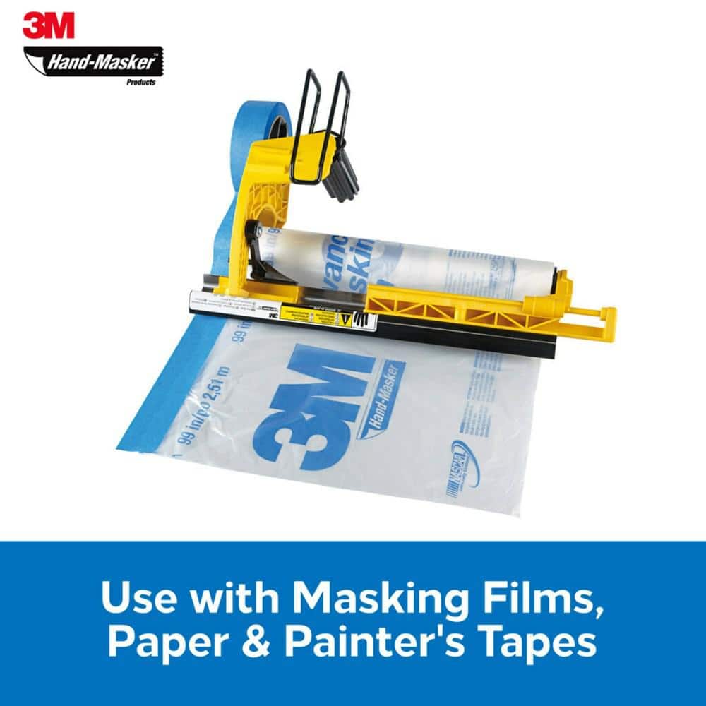 3M Hand-Masker Painter's Tape and Masking Film Dispenser Kit