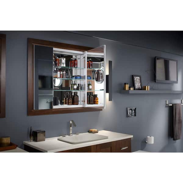 KOHLER Verdera 24 in. W x 30 in. H Recessed Medicine Cabinet with Magnifying Mirror