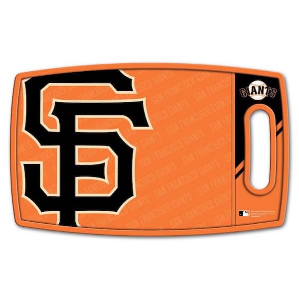MLB San Francisco Giants Logo Series Cutting Board 9 in. x 0.5 in. - Rectangle- Manufactured Wood and Polypropylene