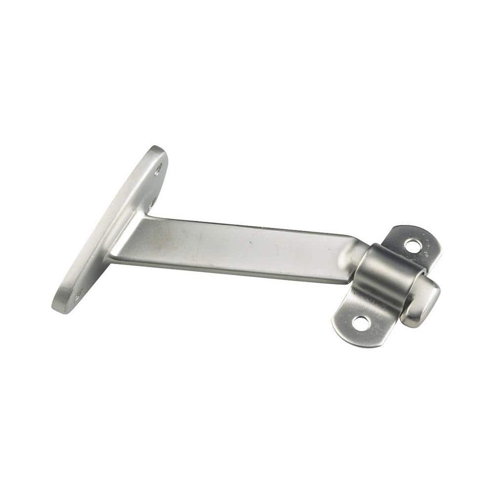 4-1/16 in. (103 mm) Dull Nickel Heavy-Duty Aluminum Handrail Bracket for Flat Bottom Handrail with Adjustable Angle price history on PriceWatchPro