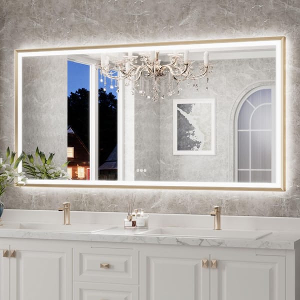 Miscool Anky 48 in. W x 32 in. H Rectangular Framed Wall Mounted