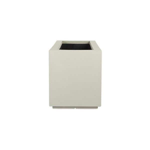 Milan Tall 46 in. x 17 in. Greige Composite Trough