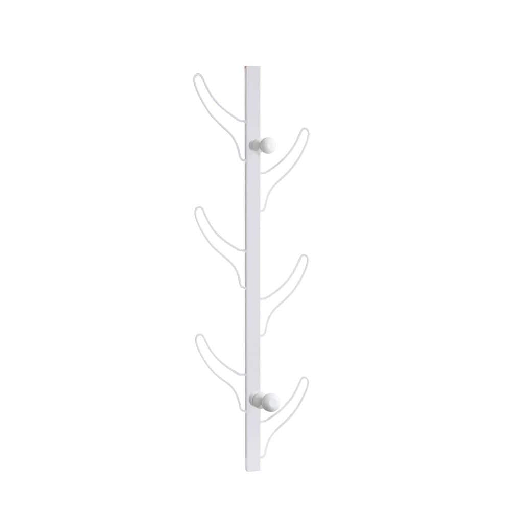 9.75 in. x 5 in. Cloak Rack Wall Mounted Wood, Wall Decoration, Metal Frame
