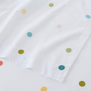 Multi-Color Printed Polka Dot Shower Curtain