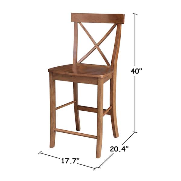 International Concepts 3-Piece 36 in. Bourbon Oak Round