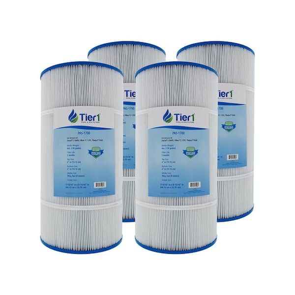 Tier1 90 sq. ft. Pool and Spa Filter Cartridge Replacement for Pleatco PA90, Unicel C-8409 (4-Pack)