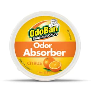 1 oz. Citrus Solid Odor Absorber, Odor Eliminator for Smoke Odor & Musty Smell in Home, Bathroom, Kitchen, Pet Areas