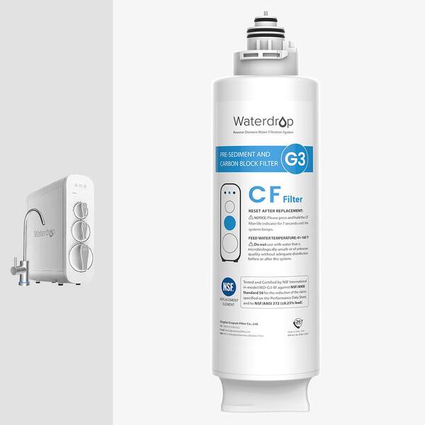 Waterdrop Reverse Osmosis System CF Replacement Water Filter Cartridge ...