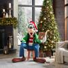 Disney 4 ft. Animated Holiday Goofy A4 25SV24966