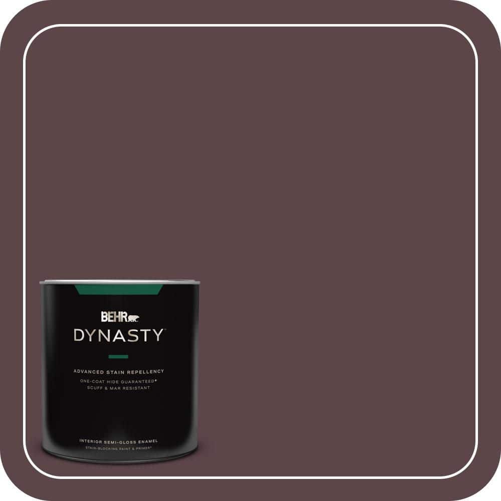 1 qt. Home Decorators Collection #HDC-CL-07 Dark Berry Semi-Gloss Enamel Interior Stain-Blocking Paint & Primer price history on PriceWatchPro