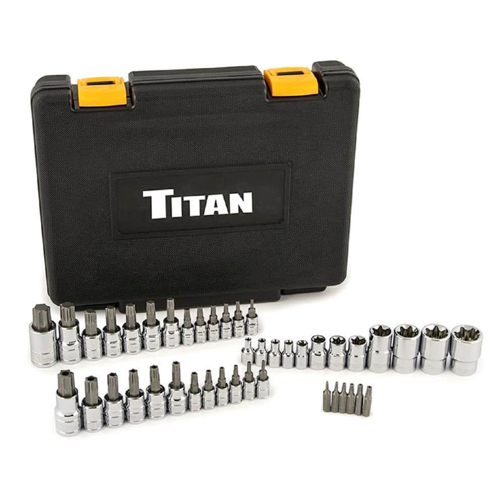 Titan Tools 16453 16153 Star Bit Socket Set-13 Piece