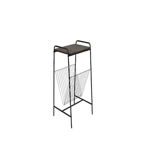 16.9 in. Modern Metal Frame Nightstand Accent Cabinet End Table