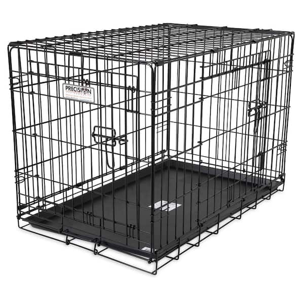 Unbranded 30 in. x 19 in. x 22 in. 2-Door Great Crate Wire Kennel