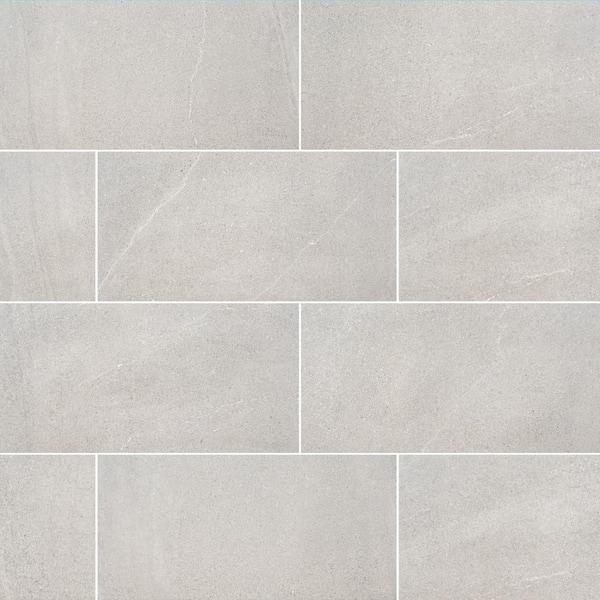 MSI Take Home Sample - Bellevue Grey 6 in. x 6 in. Matte Porcelain Floor and Wall Tile