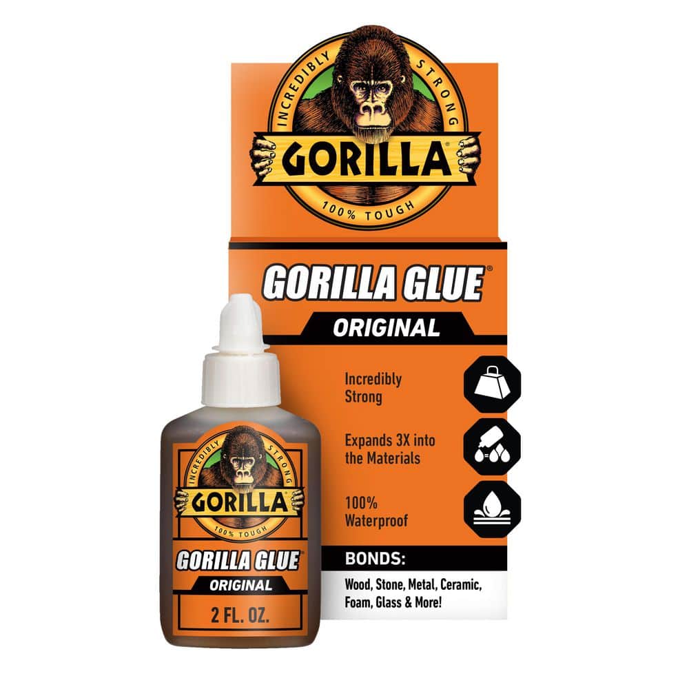 Gorilla 2 oz. Brown Original Glue 269 - The Home Depot